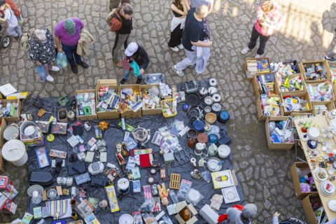 In the warmer months of the year there are several flea markets in Dresden, here is the largest one