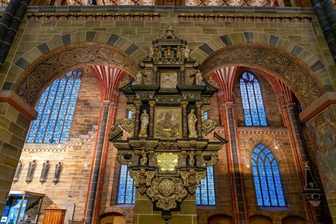 Interior of Bremen's St Peter's Cathedral, Free Hanseatic City of Bremen, Germany, Europe