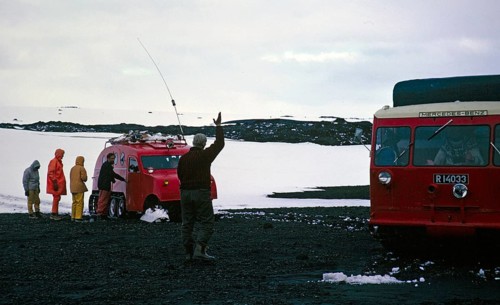 GUSI Bombardier B 12 snowmobile, Gudmundur Jonasson travel company Adventure Arctic Expedition to