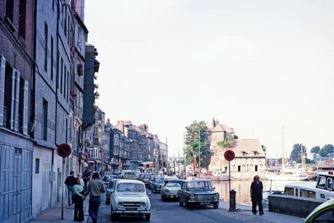 Quai Sainte Catherine, Honfleur, Normandy, France 1976