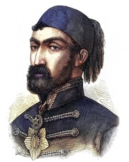 Omar Pasha (born Michael Latas 1806-1871), Croatian-born Ottoman general, commander of the Turkish
