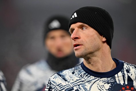 Warm-up training Thomas Müller FC Bayern Munich FCB (25), Portrait, Allianz Arena, Munich, Bavaria,