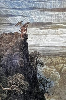 Illustration by Gustave Dore (1832-1883) for Paradise Lost, The Paradise Lost, published in 1667,