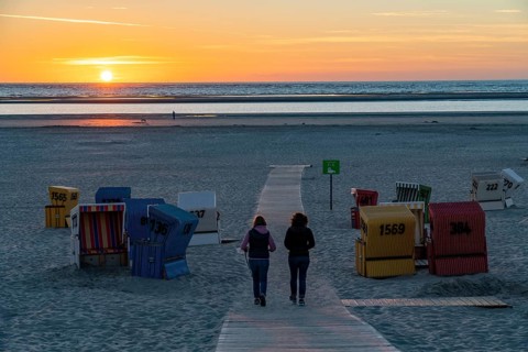 North Sea island of Langeoog, early summer, shortly after the first easing of the lockdown in the