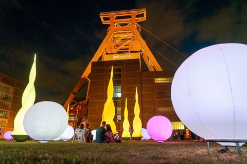 Extraschicht, Night of Industrial Culture, music, action, attractions, culture, art, show at 43