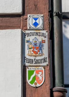 Old village of Westerholt, listed district of Herten Westerholt, over 60 old, well-renovated