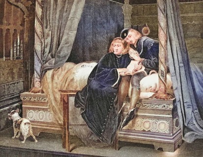 Edward V and Richard, Duke of York, in the Tower of London, Historical, digitally restored