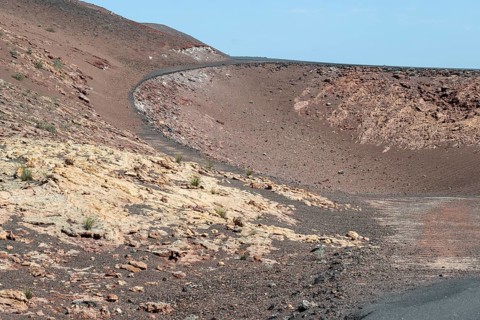 Volcanic landscape, Timanfaya National Park, Lanzarote, Canary Islands, Spain, Europe