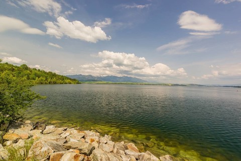 Reservoir Liptovska Mara, Slovakia, Europe