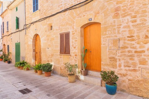 Alcudia old town, Alcudia, Mallorca, Balearic Islands, Spain, Europe