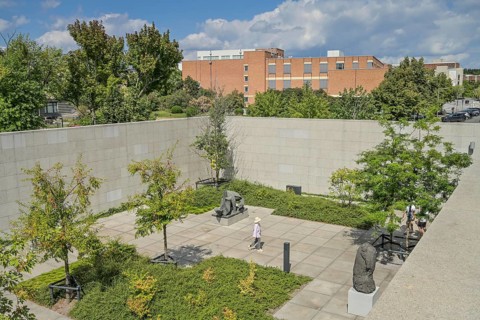 Sculpture Garden, Neue Nationalgalerie, Potsdamer Straße, Mitte, Berlin, Germany, Europe