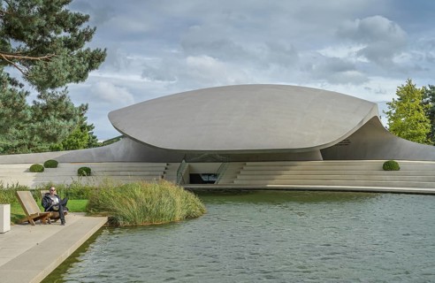 Porsche Pavilion, Autostadt Volkswagen, Wolfsburg, Lower Saxony, Germany, Europe