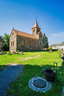 Schönefeld village church, Niedergörsdorf, Teltow-Fläming, Brandenburg, Germany, Europe
