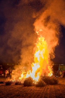 Dunning fire at a rally of farmers and farmers because of the federal government's plans to cut