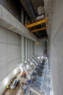 Oberhausen, Ruhr area, North Rhine-Westphalia, Germany - Emscher conversion, new Emscher AKE sewer,