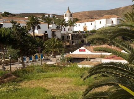 Historic village church of Iglesia de Santa Maria, Betancuria, Fuerteventura, Canary Islands,