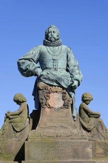 Count Arnold Monument, Burgsteinfurt, Steinfurt, Münsterland, North Rhine-Westphalia, Germany,