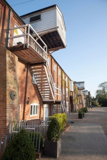 Nineteenth century industrial buildings converted into leisure, shopping, housing and cultural