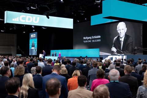 Berlin, Germany, 6 May 2024: Friedrich Merz, party chairman of the Christian Democratic Union of