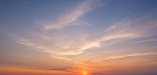 Beautiful dramatic scenic after sunset sky background after sunset