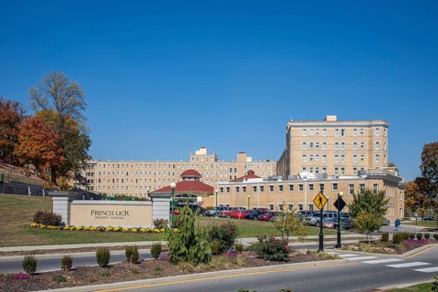Historic French Lick Resort Hotel and Casino in French Lick, Indiana, USA, North America