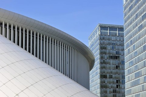 Office buildings of the European Parliament and the Grande-Duchesse Joséphine-Charlotte Concert