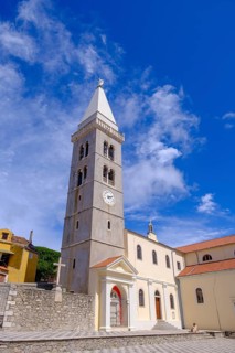 Parish church, Mali Losinj, island of Losinj, Kvarner Gulf Bay, Croatia, Europe