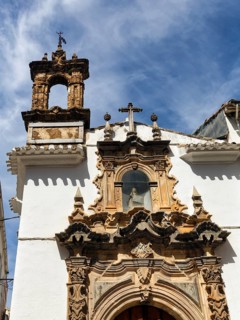 Church of Nuestra Señora de las Angustias, Rococo, façade detail, Priego de Córdoba, Priego de