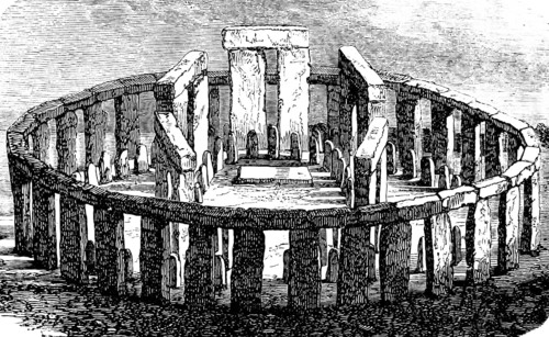 Stonehenge near Salisbury, National Trust Monument, history of prehistoric mankind, England,