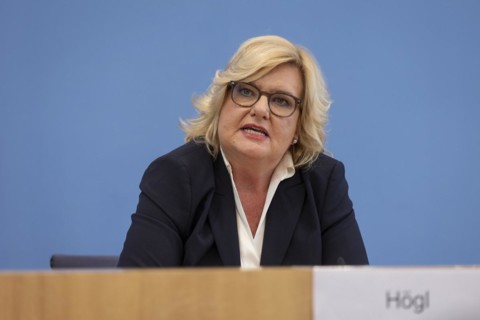 Eva Högl, Parliamentary Commissioner for the Armed Forces, recorded during the presentation of the