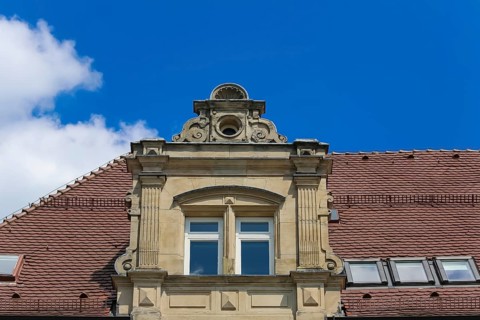 Detail, Backnang Castle, Schickhardt Castle, ducal castle, historic building, built between 1605