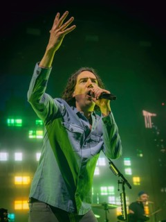 Gary Lightbody, lead singer of Snow Patrol live on The Forest Is The Path Tour at Tempodrom Berlin