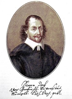 Simon Dach, 29 July 1605, 15 April 1659, was a German poet of the Baroque period, digital