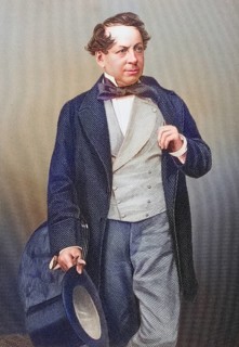 John Baldwin Buckstone, 1802-1879, English comedian and writer. Painted by DJPound after a