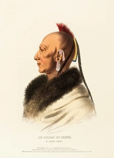 Le Soldat Du Chene, An Osage Chief (1838), Native American, Historical Native American tribes from
