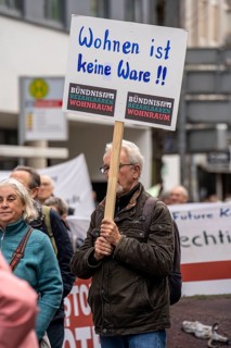 Demonstration by the Solidarity Autumn Alliance against the consequences of inflation and high