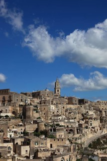 Old town, Sassi, Sassi di Matera cave settlements, UNESCO World Heritage Site, Matera, Basilicata,