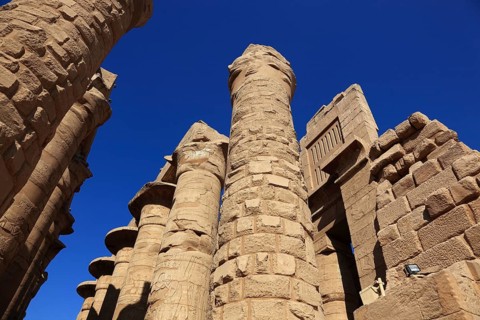 Luxor, Karnak Temple, part of the Temple of Amun in Karnak, Africa, Upper Egypt, UNESCO World