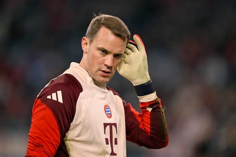 Goalkeeper Manuel Neuer FC Bayern Munich FCB (01) pensive, Champions League, Allianz Arena, Munich,