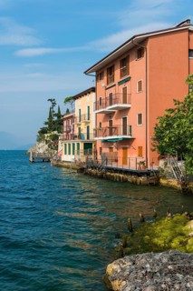 Malcesine, travelling, tourism, architecture, house, mediterranean, Lake Garda, Italy, Europe