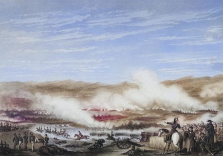 In the Battle of Vitoria on 21 June 1813, English, Portuguese and Spanish troops under the supreme