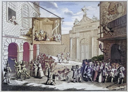 Masquerades and Operas Burlington Gate A facsimile of Hogarths engraving from The Works of Hogarth