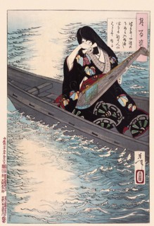Tsukioka Yoshitoshi (1839 - 9 June 1892) one of the last great masters of the classical Japanese