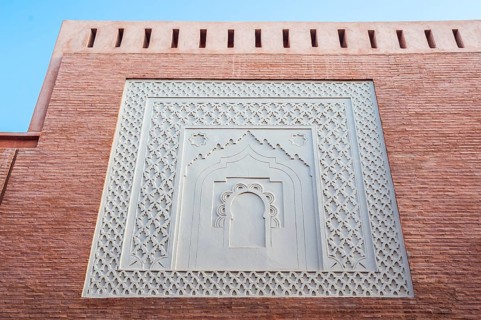 Restored facade, ornament, decoration, ornamentation, art, architecture, clay stone, clay, building