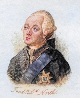 Frederick North 2nd Earl of Guilford Lord North 1732, 1792 Prime Minister of Great Britain and