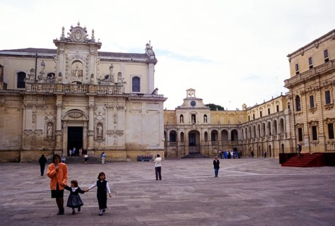 Cathedral Church of the Assumption of the Virgin Mary, Piazza del Duomo, Lecce, Apulia, Italy,