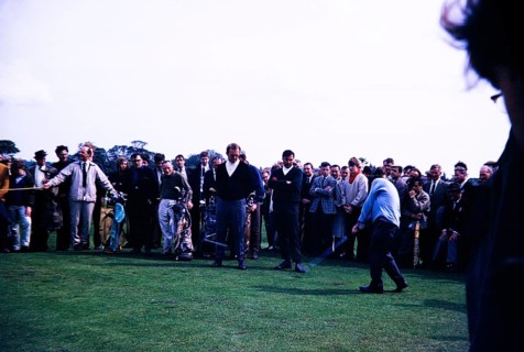 Golfer Dai Rees plays at Curzon Park Golf Course, 1967 Chester, Cheshire, England, United Kingdom,