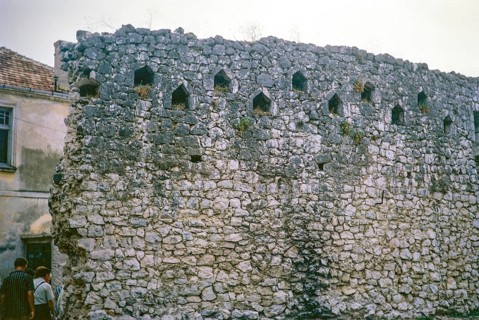Fortress stone city walls, Trebinje, Bosnia and Herzegovina, former Yugoslavia, Europe 1970, Europe