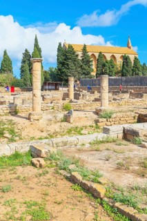 Roman remains of Pollentia, Alcudia, Mallorca, Balearic Islands, Spain, Europe