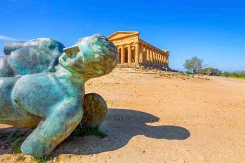 Temple of Concordia, Valley of Temples, Agrigento, Sicily, Italy, Europe